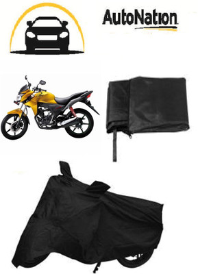

Autonation Two Wheeler Cover for Hero(CB Twister, Black)