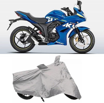 

Car Cover Point Two Wheeler Cover for Suzuki(Gixxer SF, Silver)