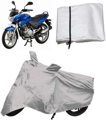 

Autonation Two Wheeler Cover for Bajaj(Discover, Silver)