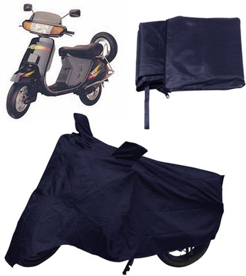 

Capeshoppers Two Wheeler Cover for Kinetic(Blue)