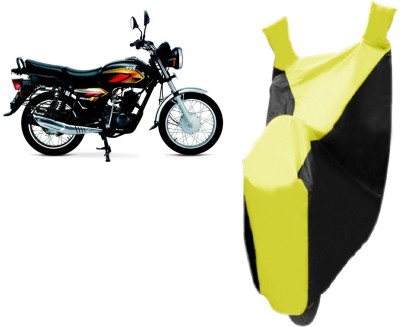 Oren Tech Two Wheeler Cover for TVS(Max 4R, Yellow, Black)