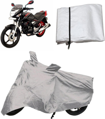 

Capeshoppers Two Wheeler Cover for Hero(Silver)