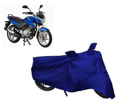 The Auto Home Two Wheeler Cover for Bajaj(Discover 125 DTS-i, Blue)