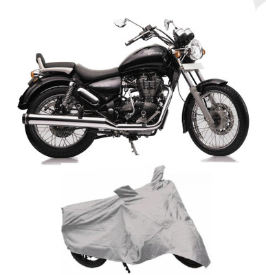 CREEPER Two Wheeler Cover for Royal Enfield(Thunderbird 350, Silver)