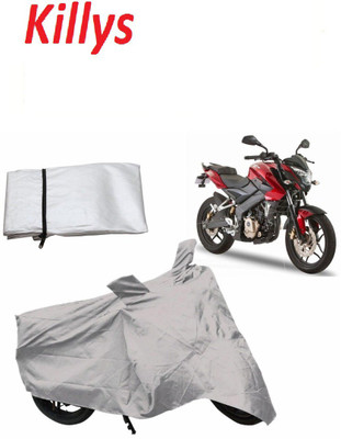 

Killys Two Wheeler Cover for Bajaj(Pulsar 200 NS DTS-i, Silver)
