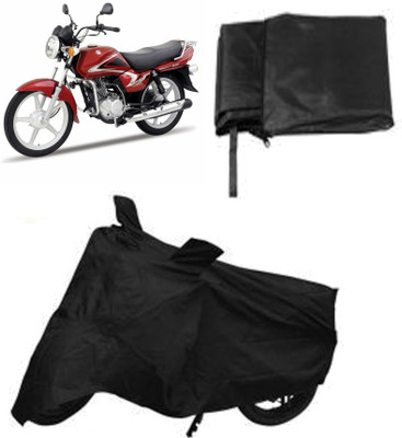 

Capeshoppers Two Wheeler Cover for Suzuki(Black)
