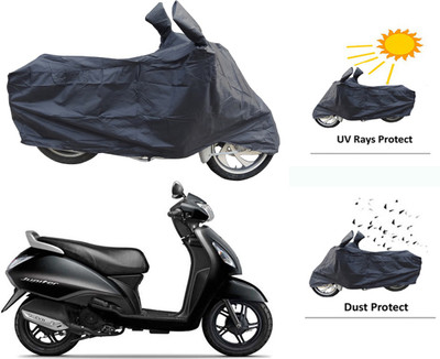 

Creative Via Two Wheeler Cover for TVS(Jupiter, Black)