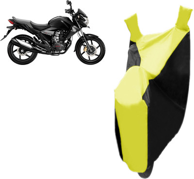 

Oren Tech Two Wheeler Cover for Honda(Unicorn, Yellow, Black)
