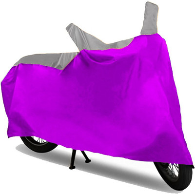 AutoKitt Two Wheeler Cover for Bajaj(Avenger 220 DTS-i, Grey, Purple)