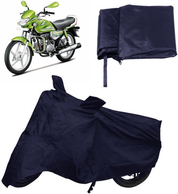 

Capeshoppers Two Wheeler Cover for Hero(Blue)