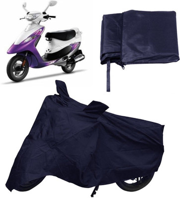 

Capeshoppers Two Wheeler Cover for TVS(Blue)