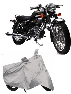 Snail Two Wheeler Cover for Royal Enfield(Classic 500, Grey)