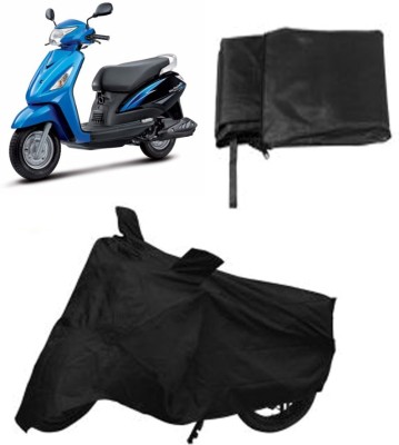 

Capeshoppers Two Wheeler Cover for Suzuki(Black)