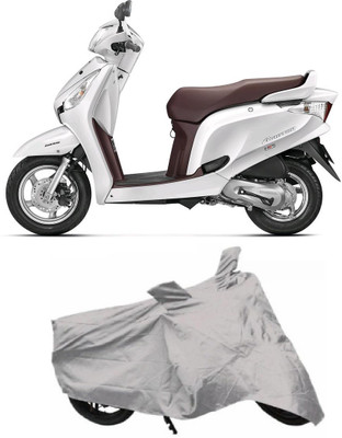 

Irontech Two Wheeler Cover for Honda(Aviator, Silver)