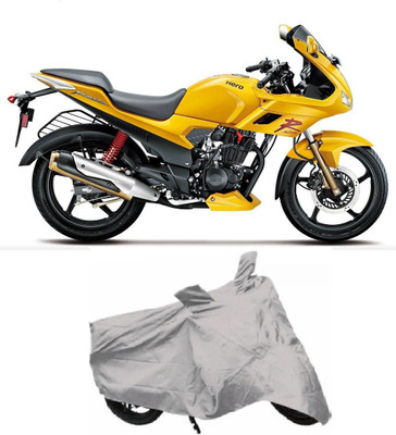 

Car Cover Two Wheeler Cover for Hero(Karizma, Silver)