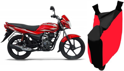 

ReeTech Two Wheeler Cover for Bajaj(Platina 100 DTS-i, Red, Black)