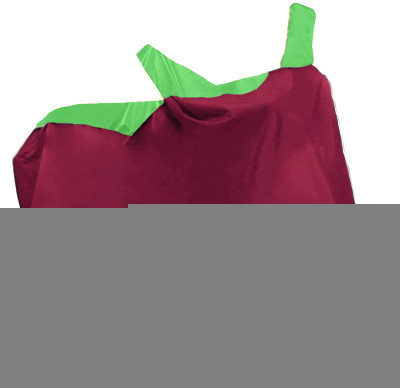 AUTOKIT Two Wheeler Cover for Bajaj(Pulsar 180 DTS-i, Green, Maroon)