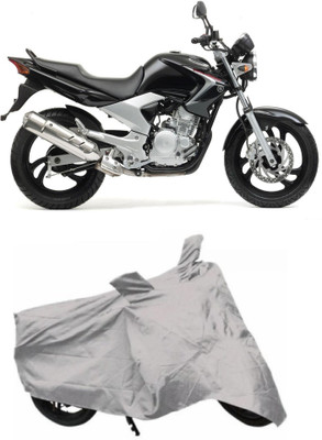 

BrandTrendz Two Wheeler Cover for Yamaha(YBR, Silver)