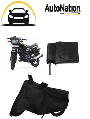 

Autonation Two Wheeler Cover for TVS(Star City, Black)