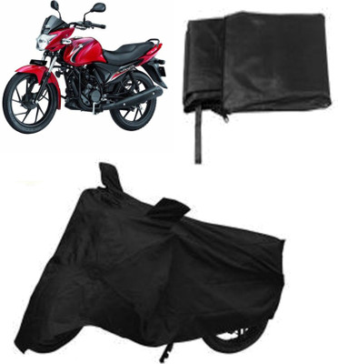 

Capeshoppers Two Wheeler Cover for Suzuki(Black)