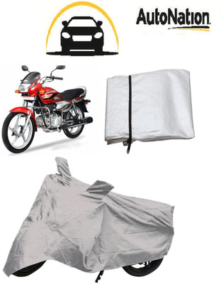 

Autonation Two Wheeler Cover for Hero(Super Splendor, Silver)