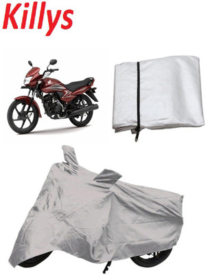 

Killys Two Wheeler Cover for Honda(Dream Yuga, Silver)