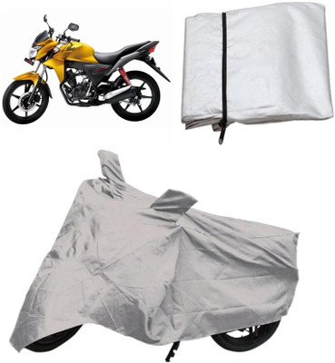 

Stylobby Two Wheeler Cover for Honda(CB Twister, Silver)