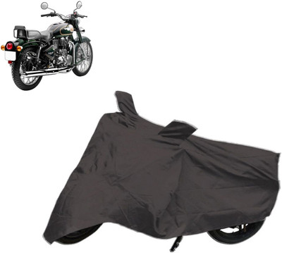 

Starling Two Wheeler Cover for Royal Enfield(Bullet 350, Black)