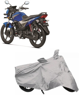 Z Tech Two Wheeler Cover for Honda(CB Shine, Silver)