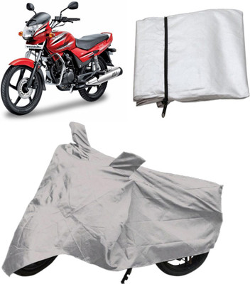 

Capeshoppers Two Wheeler Cover for Hero(Silver)