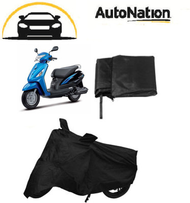 

Autonation Two Wheeler Cover for Suzuki(Swish, Black)