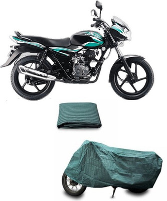 

Tatkal Shopping Fun Two Wheeler Cover for Bajaj(Discover 125 DTS-i, Green)
