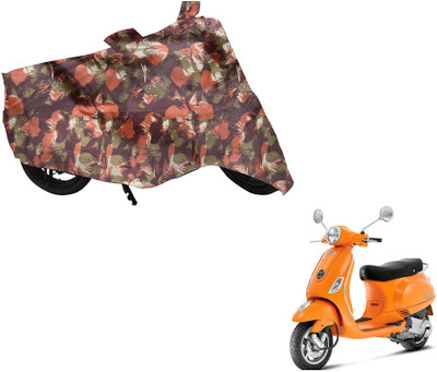 AUTO PEARL Two Wheeler Cover for Piaggio(Vespa, Multicolor)