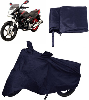 Capeshoppers Two Wheeler Cover for Hero(Blue)