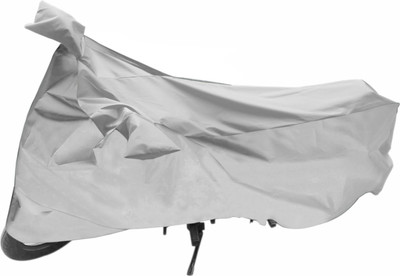 

AdroitZ Two Wheeler Cover for Hero(Splendor I Smart, Silver)