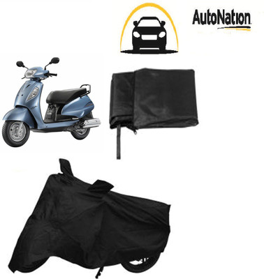

Autonation Two Wheeler Cover for Suzuki(Access, Black)