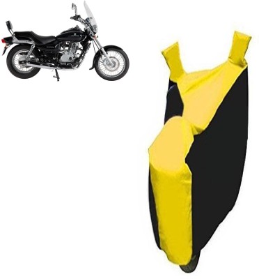 CAr Cover Two Wheeler Cover for Bajaj(Avenger 220 DTS-i, Black, Yellow)