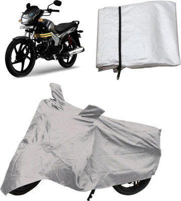 

Capeshoppers Two Wheeler Cover for Mahindra(Silver)