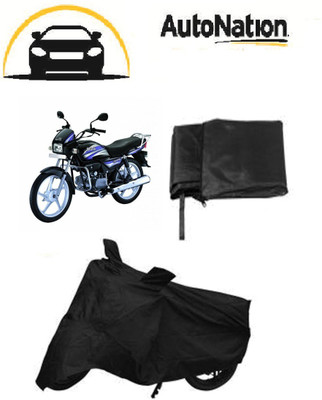 

Autonation Two Wheeler Cover for Hero(Splendor Pro, Black)