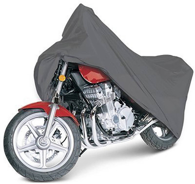 

Deeshika Two Wheeler Cover for Bajaj(Avenger 220 DTS-i, Silver)