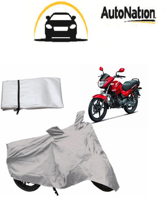 Autonation Two Wheeler Cover for Hero(Glamour, Silver)