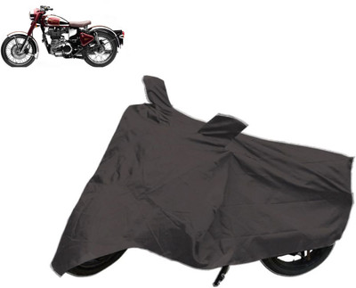 Accedre Two Wheeler Cover for Royal Enfield(Classic 500, Grey)