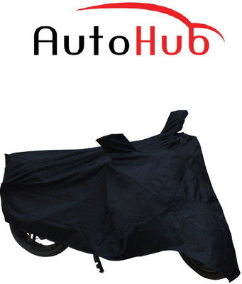 

Auto Hub Two Wheeler Cover for TVS(Heavy Duty Super XL, Black)