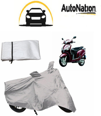 

Autonation Two Wheeler Cover for Honda(Aviator, Silver)