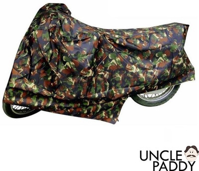 

Uncle Paddy's Two Wheeler Cover for Bajaj(CT 100, Multicolor)