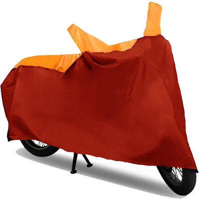 AutoKitt Two Wheeler Cover for Bajaj(Pulsar 180 DTS-i, Orange, Red)