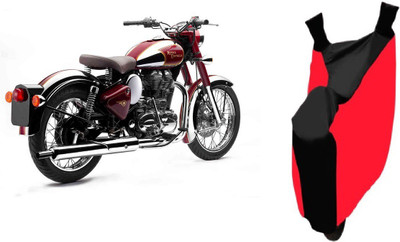 

Falcon Two Wheeler Cover for Royal Enfield(Thunderbird 350, Red, Black)