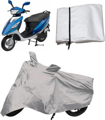 

Capeshoppers Two Wheeler Cover for TVS(Silver)