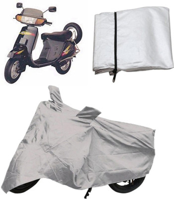 

Capeshoppers Two Wheeler Cover for Kinetic(Silver)