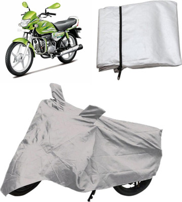 

Capeshoppers Two Wheeler Cover for Hero(Silver)